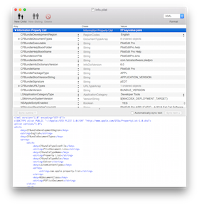 Edit plist and JSON files