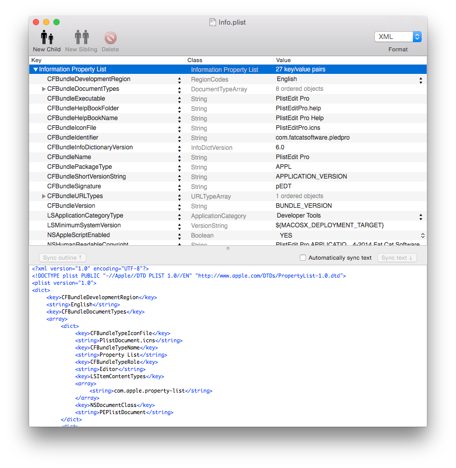 PlistEdit Pro for Mac 1.9.7 破解版 Mac上专业的 Plist 文档编辑工具